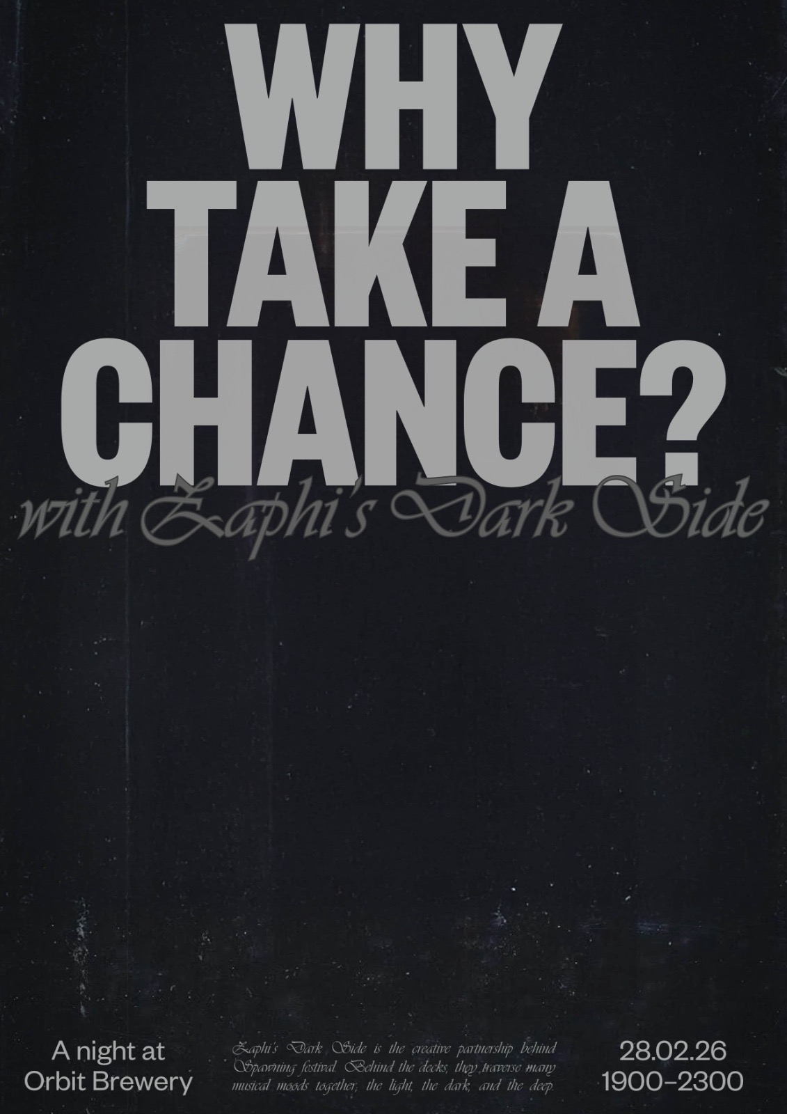 Why Take a Chance 009