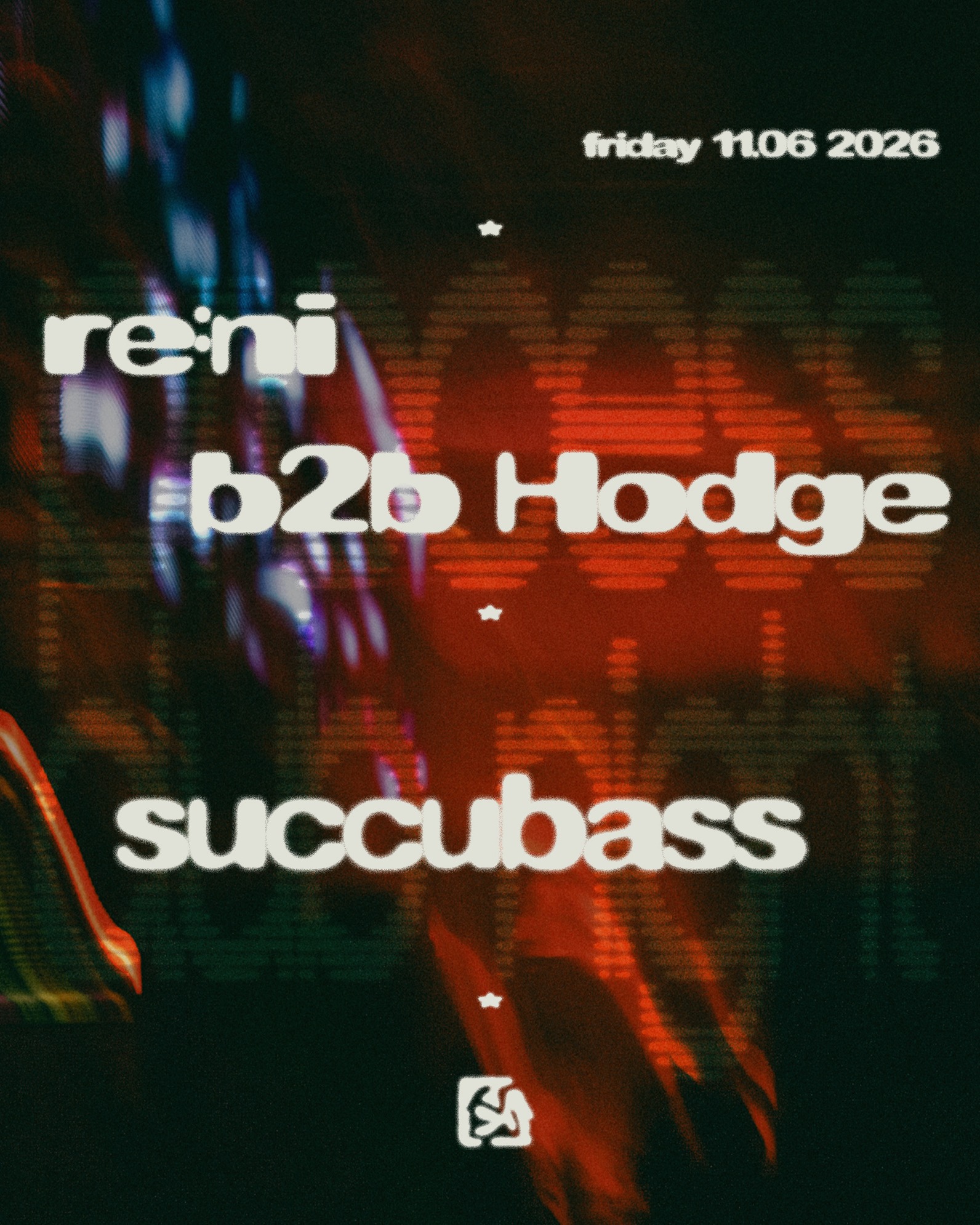 Process Club Night - re:ni, Hodge, Succubass
