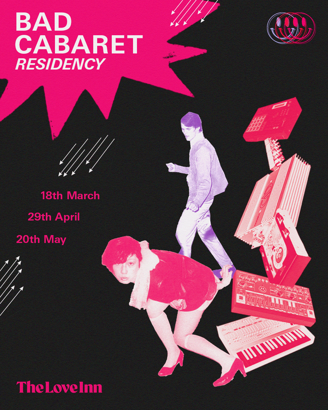 Bad Cabaret Residency #01 with RubySD, Jansa + Luc Ramshaw & Terrier