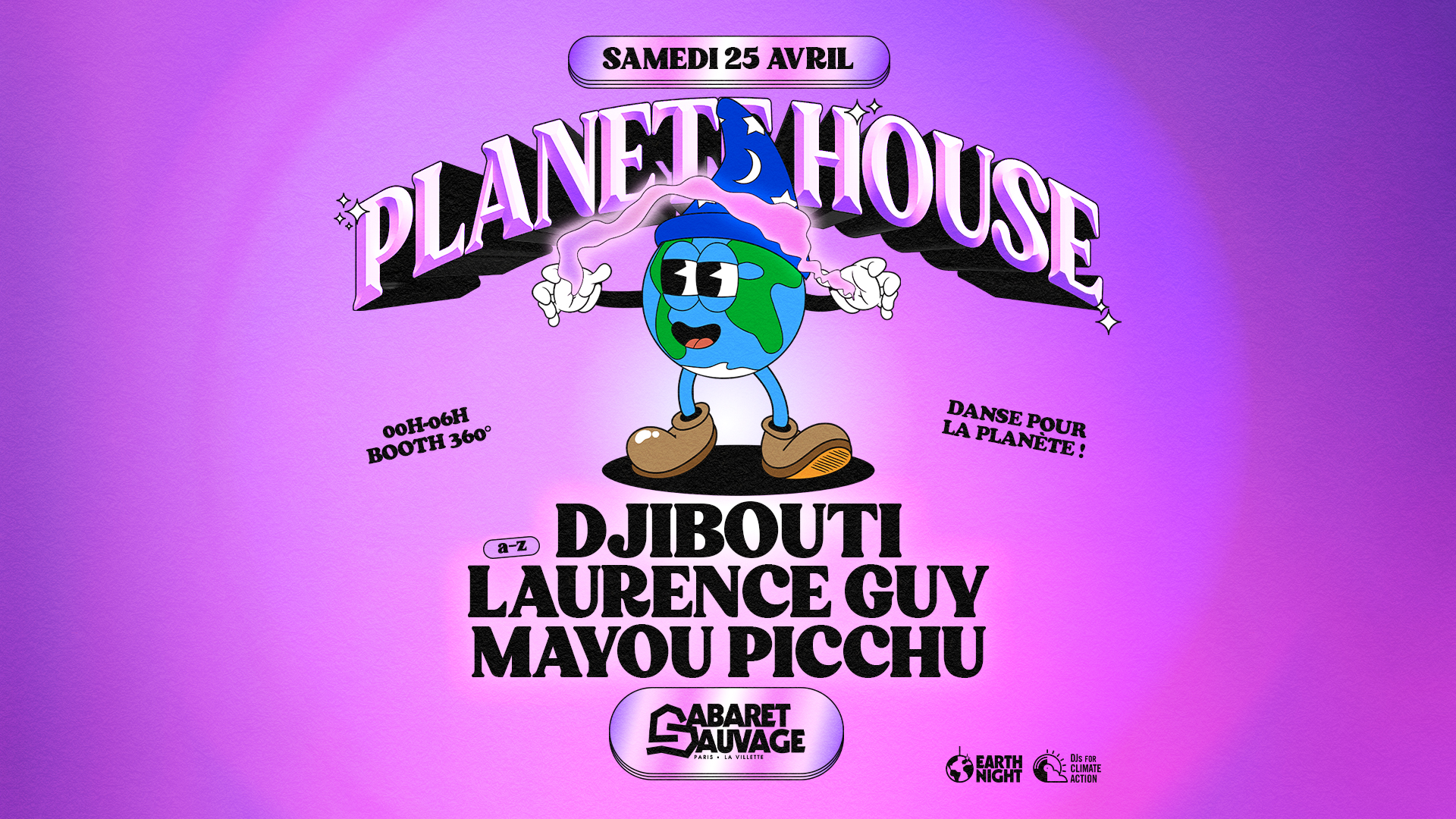 Planète House : DJibouti, Laurence Guy & Mayou Picchu [Booth 360°]