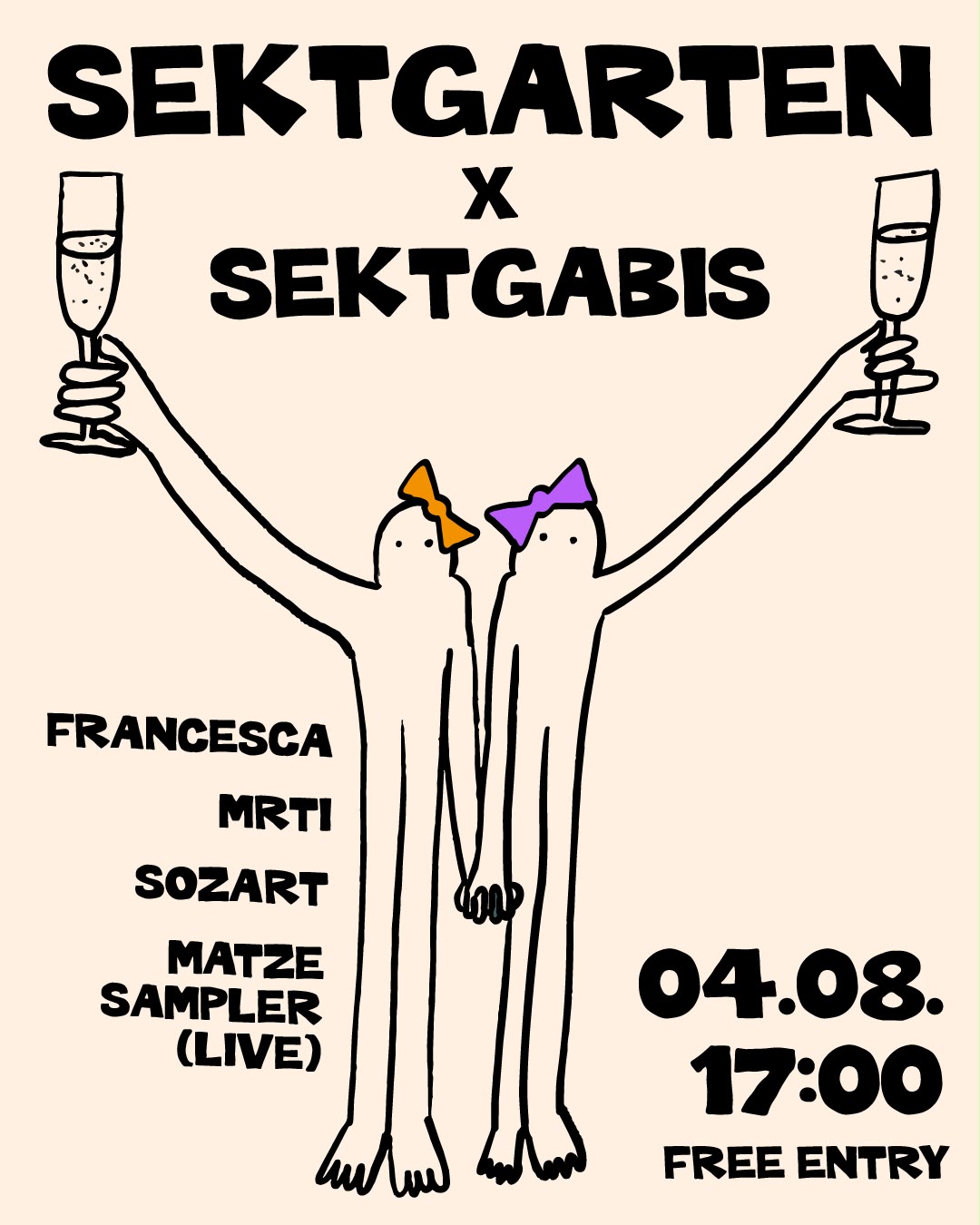 ://sektgarten x sektgabis [free entry & open air]