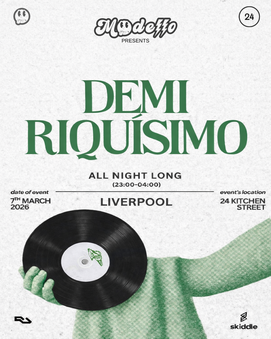 Modello presents: Demi Riquisimo All Night Long