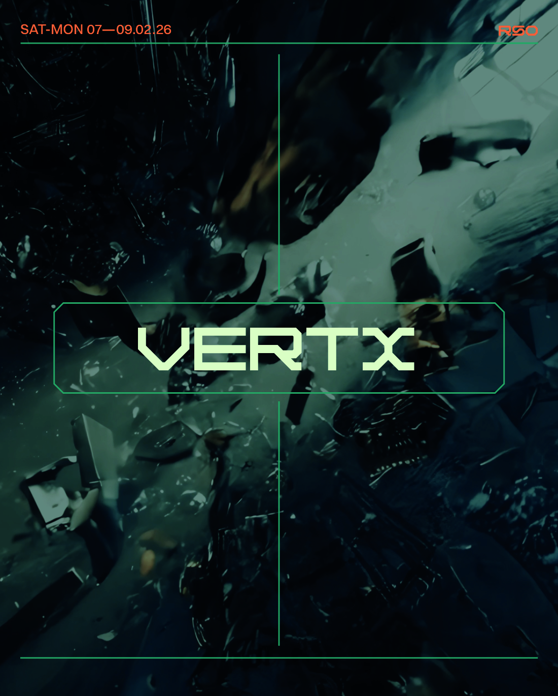 VERTX with Schwefelgelb, Lars Huismann, Parallx, THC and Audrey Danza