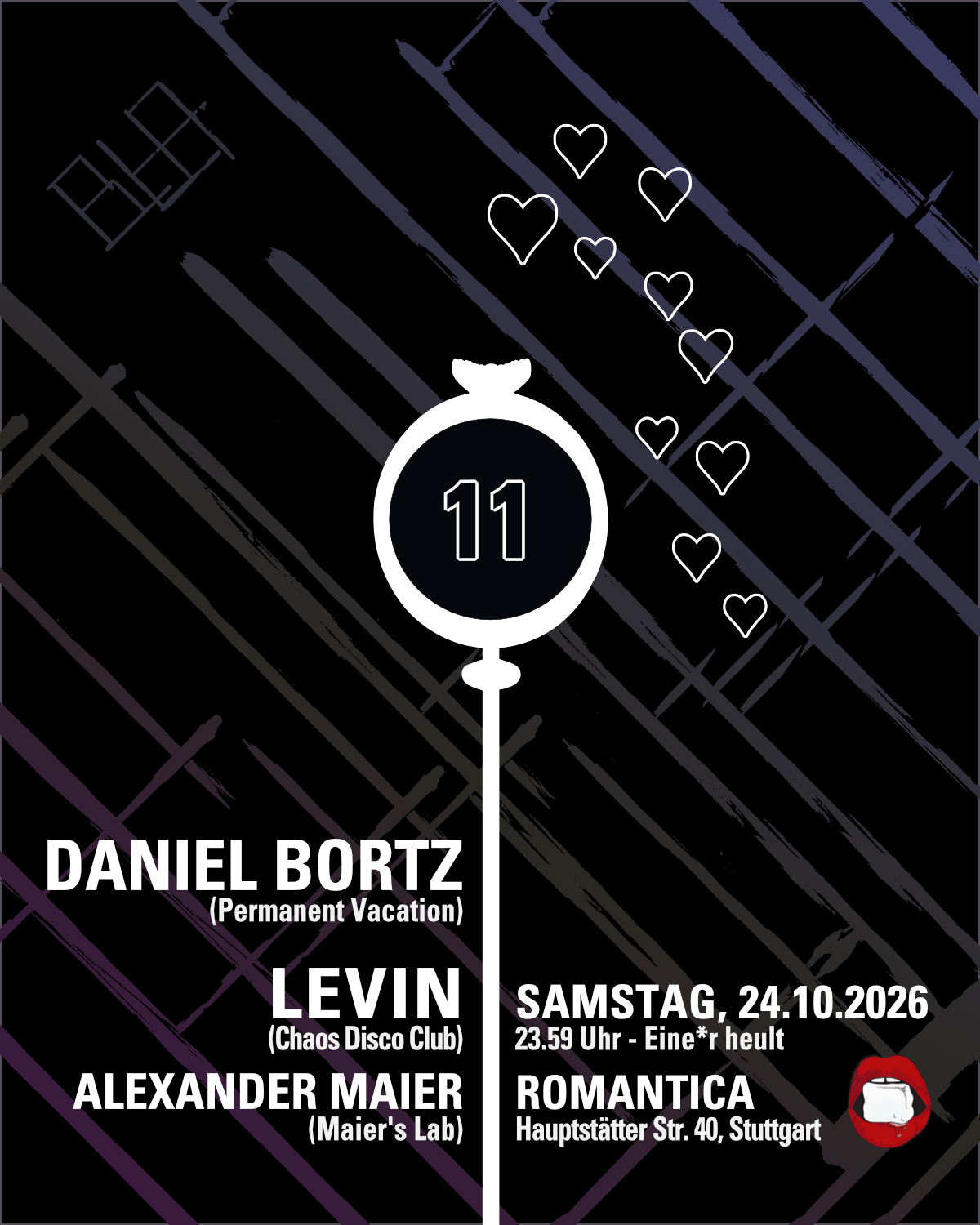 11 Years Maier's Lab with Daniel Bortz, Levin (Chaos Disco Club) & A. Maier
