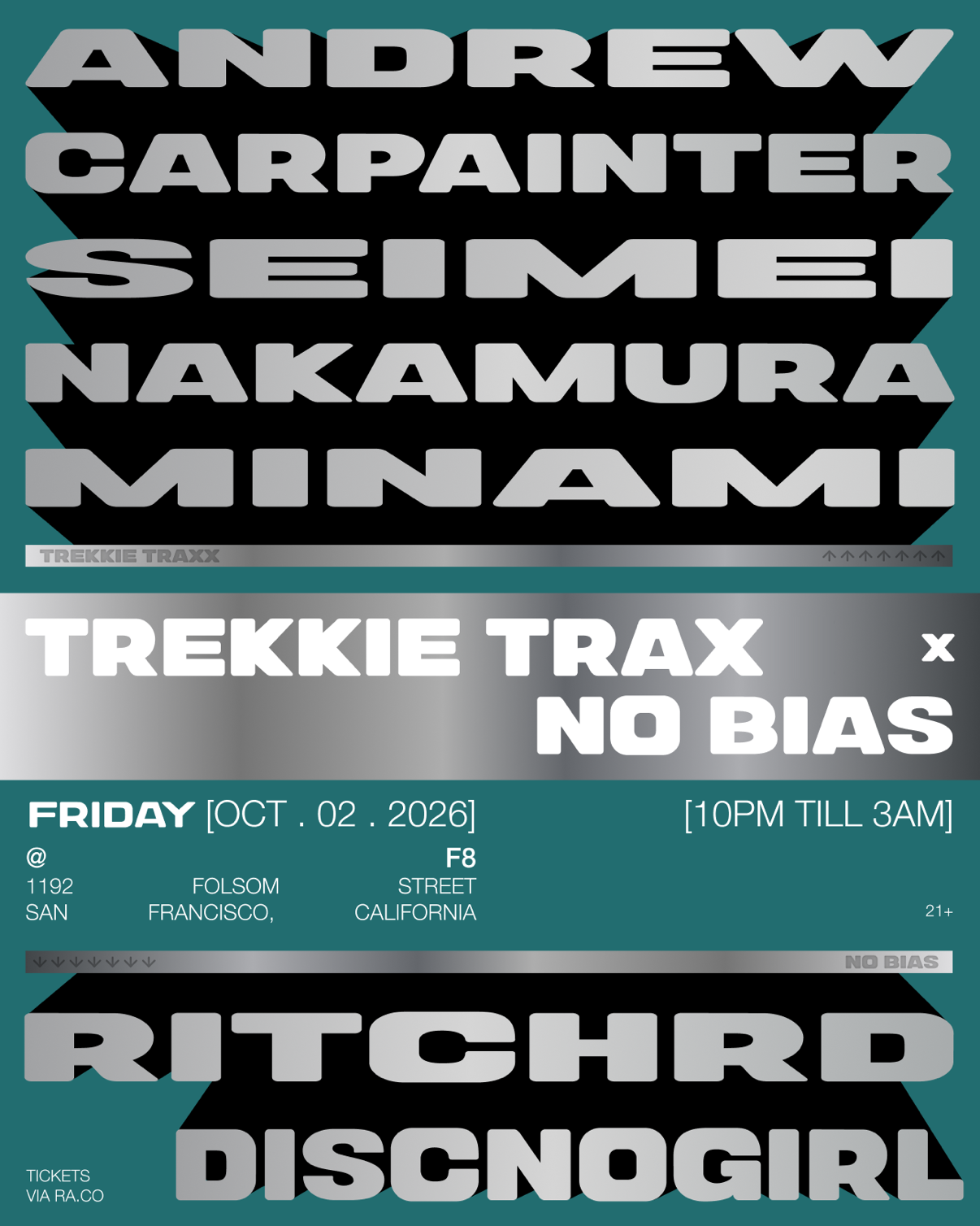 NO BIAS x TREKKIE TRAX