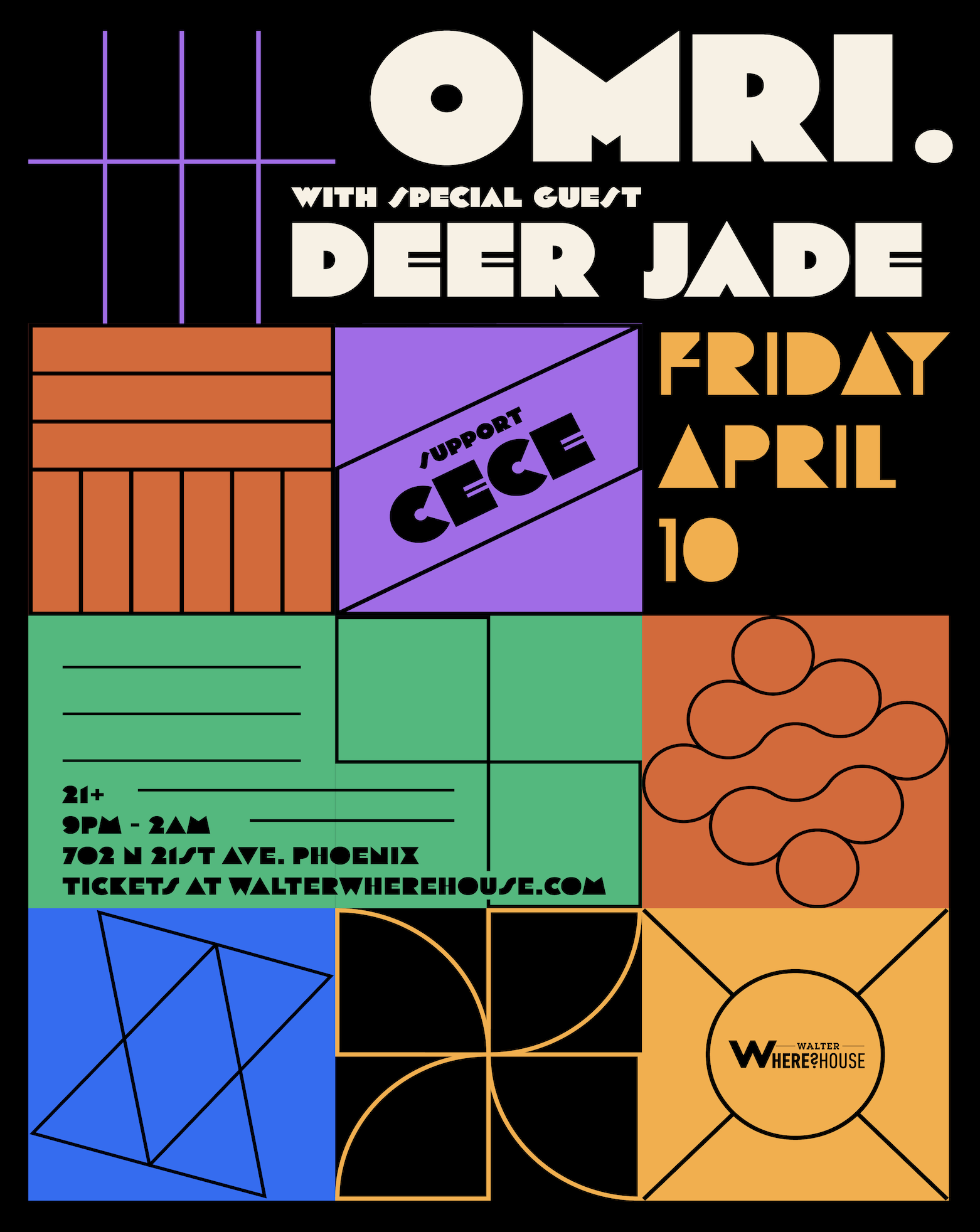 Walter Productions presents: OMRI. + Deer Jade