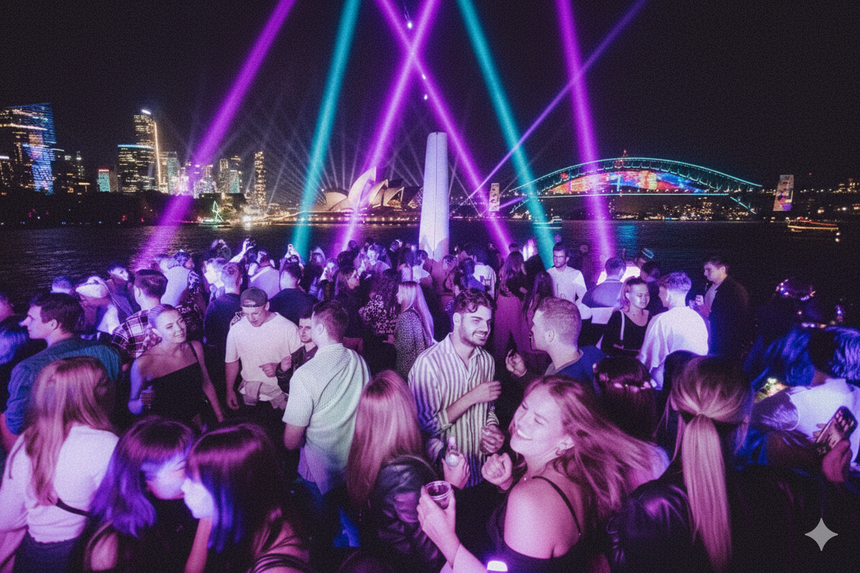 Vivid Sydney Harbour Cruise - 80s, 90s & 2000s Party