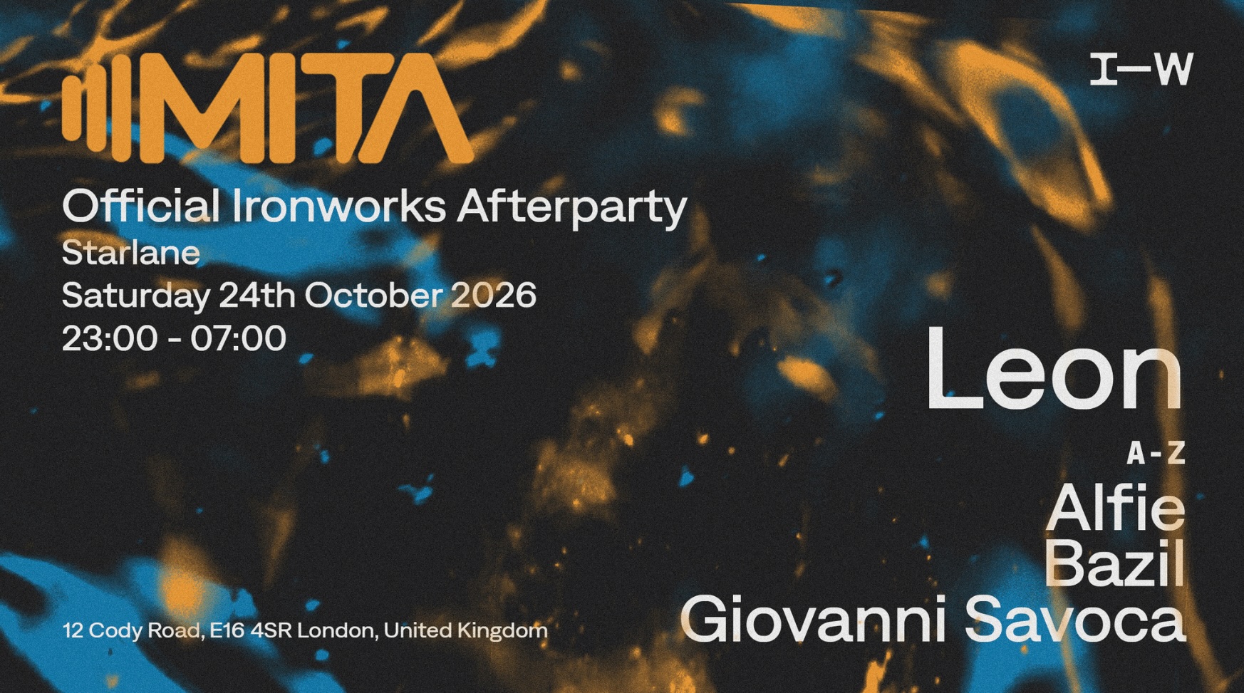 MITA MAGAZINE PRESENTS IRONWORKS AFTERPARTY @STARLANE