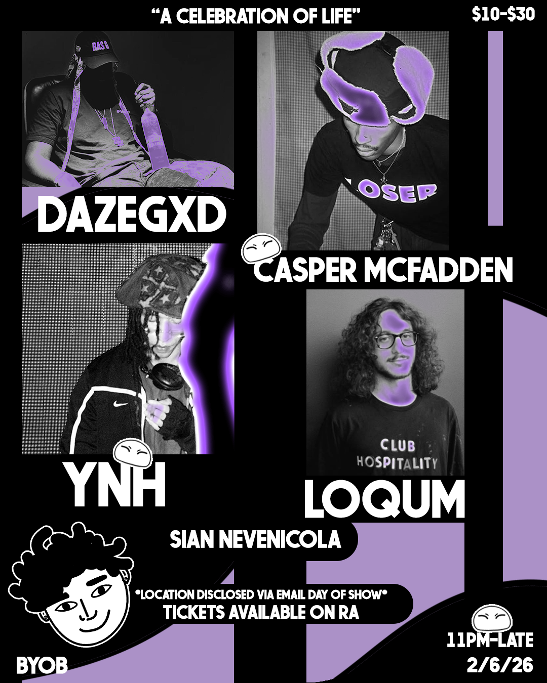 Celebration of Life feat. Yesterdayneverhappened, Dazegxd, Casper McFadden