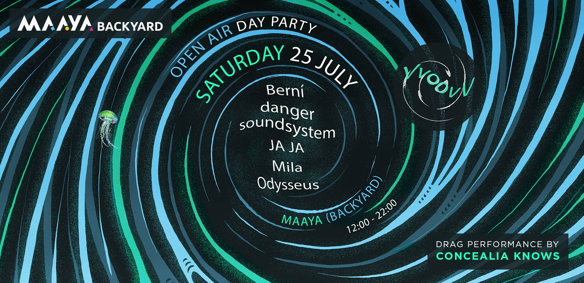 VvoovV: 2nd Birthday Open Air Day Party // DJs & Drag show