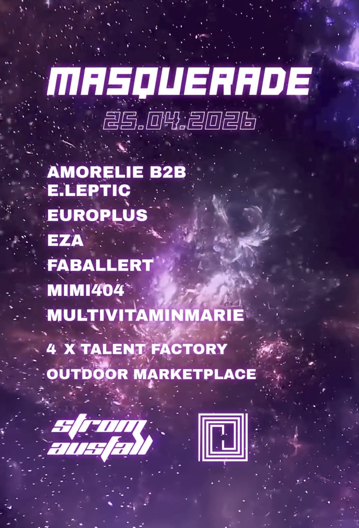 Stromausfall presents 𝜗𝜚⋆˚Masquerade ⋆˚⟡˖ ࣪ - Photo 2