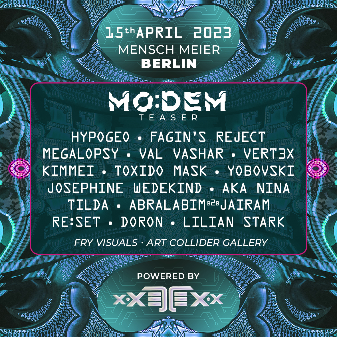 MoDem Festival in Berlin powered by xXETEXx bei Mensch Meier, Berlin