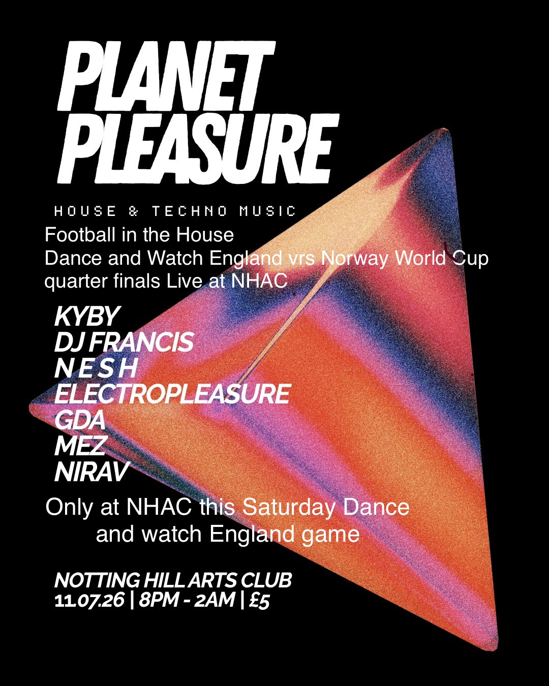 Planet Pleasure Electronic club Nights