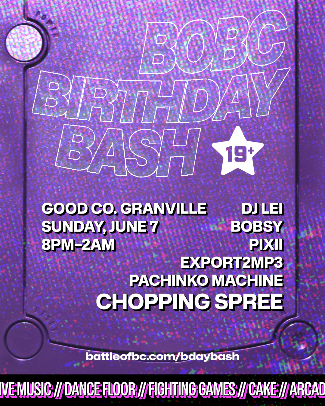 Battle of BC Birthday Bash at Good Co. Granville, Vancouver