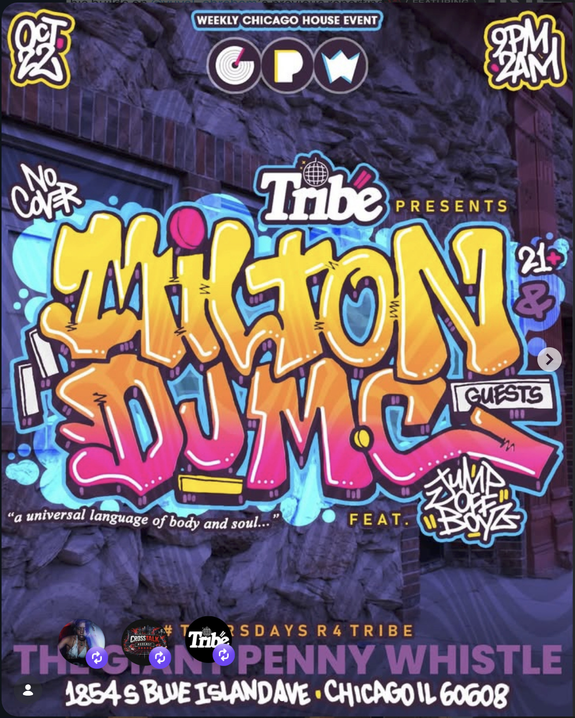 Tribe presents: DJ Milton & DJ MC
