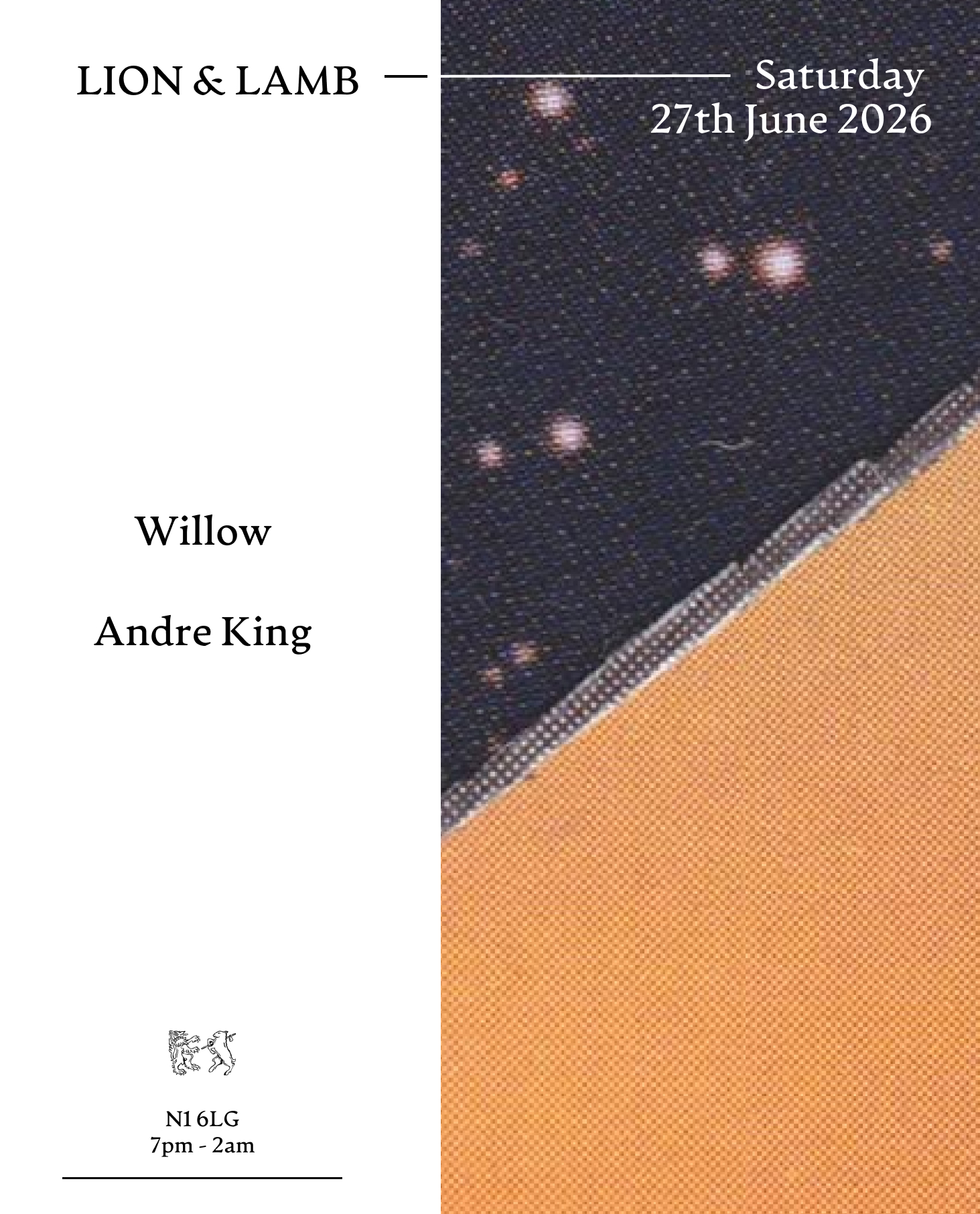 Lion & Lamb with Willow + Andre King