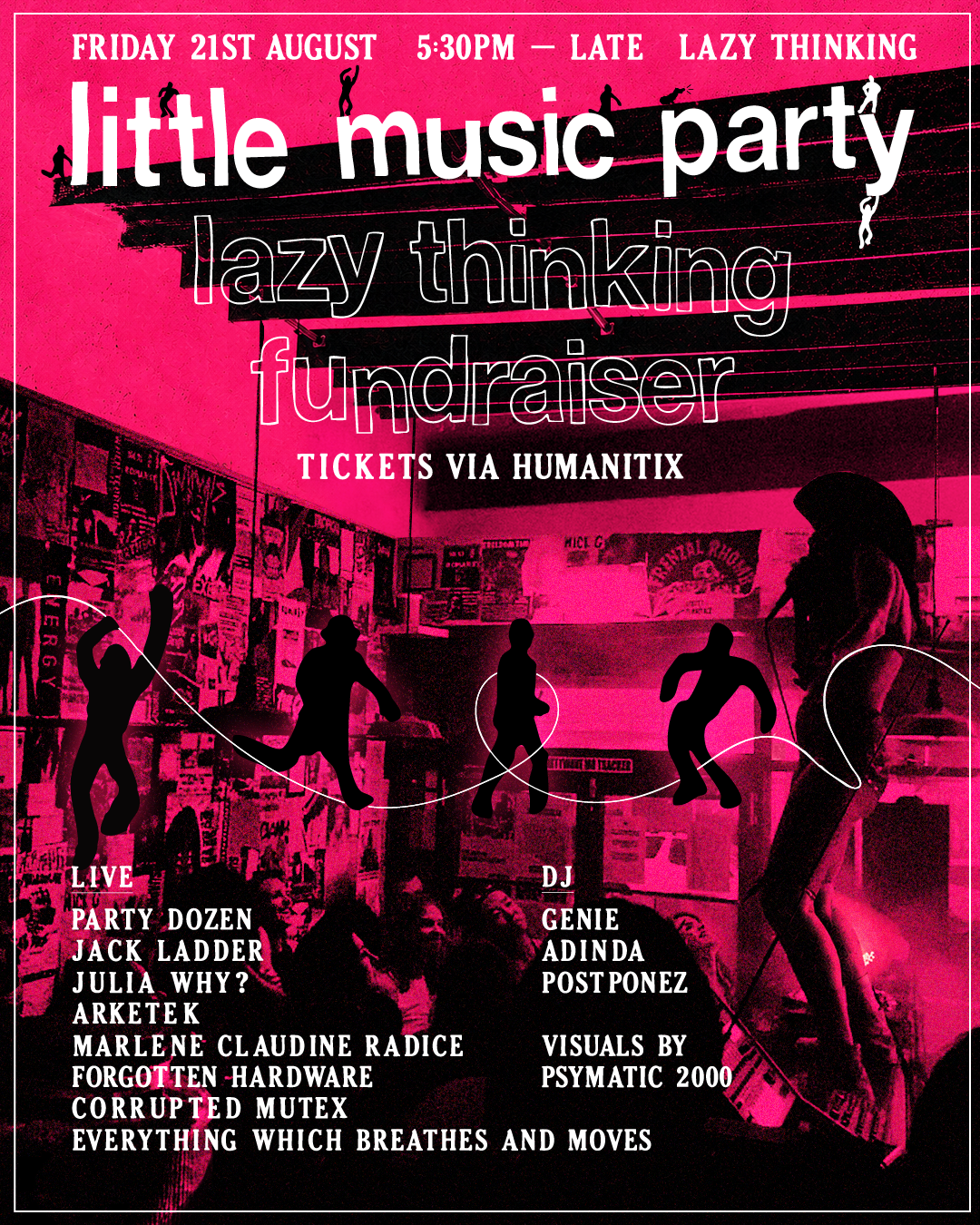 Little music party x Lazy Thinking Fundraiser (SOLD OUT)