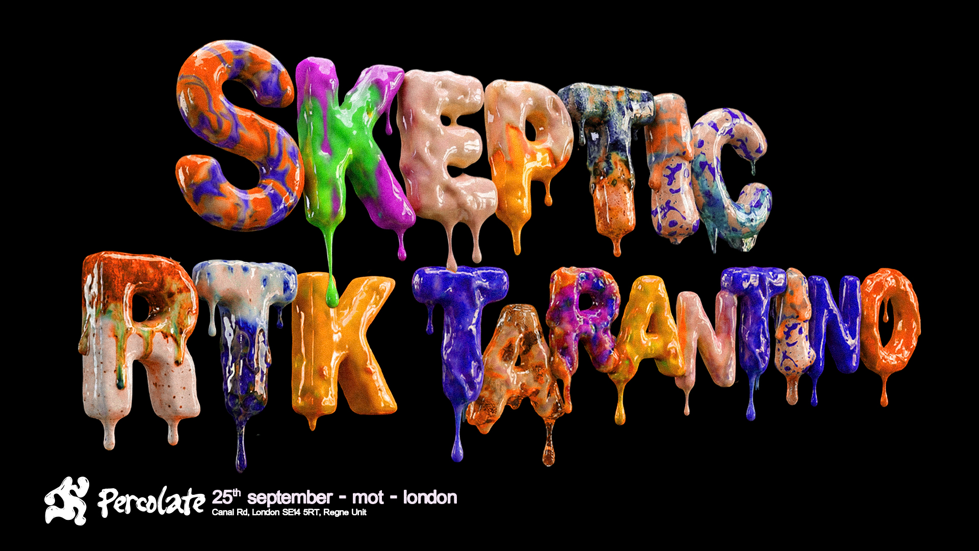Skeptic + RTK Tarantino at M.O.T, Surrey Canal Rd SE14 5RT