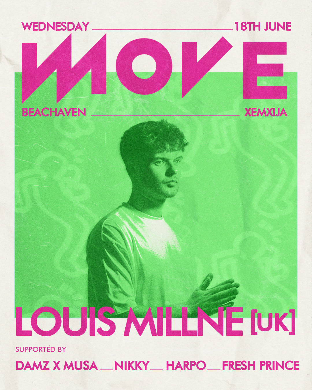 Damz DJ abstract visual display