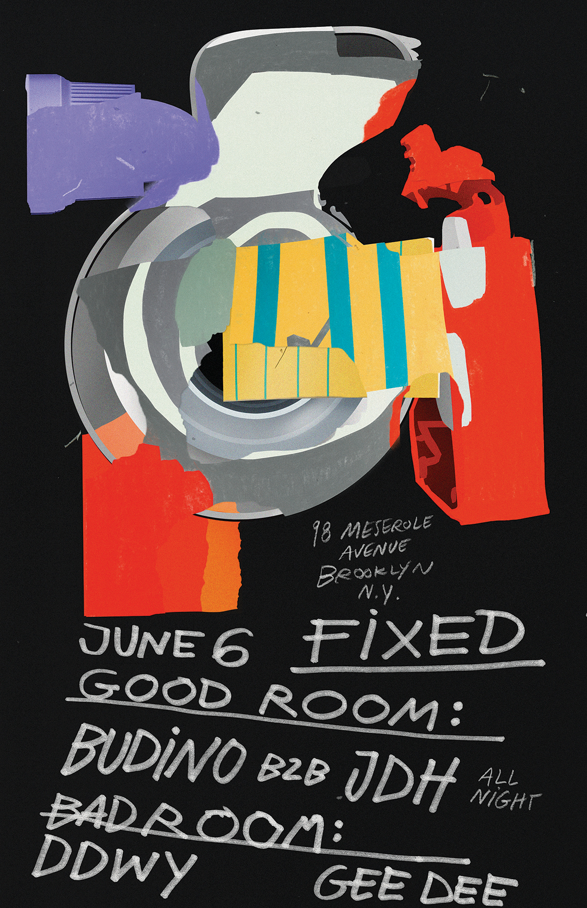 FIXED with Budino b2b JDH (all night), ddwy, Gee Dee