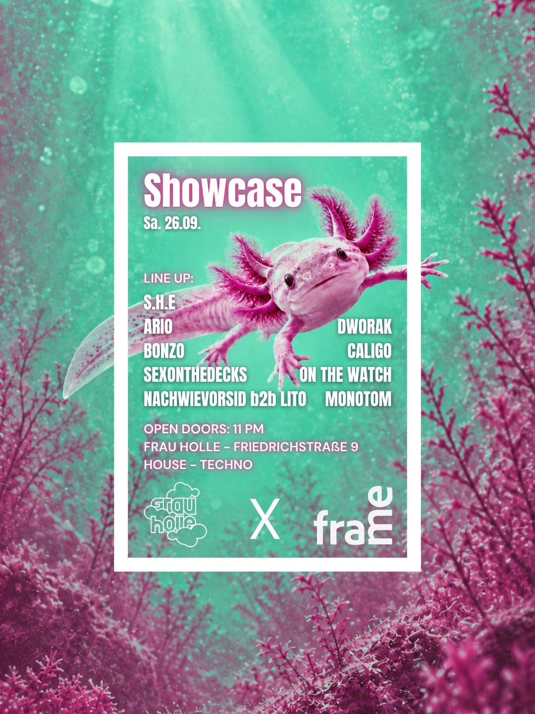 FRAME Showcase with S.H.E., Ario, Bonzo, SEXONTHEDECKS, NACHWIEVORSID, LITO, DWORAK, CALIGO,