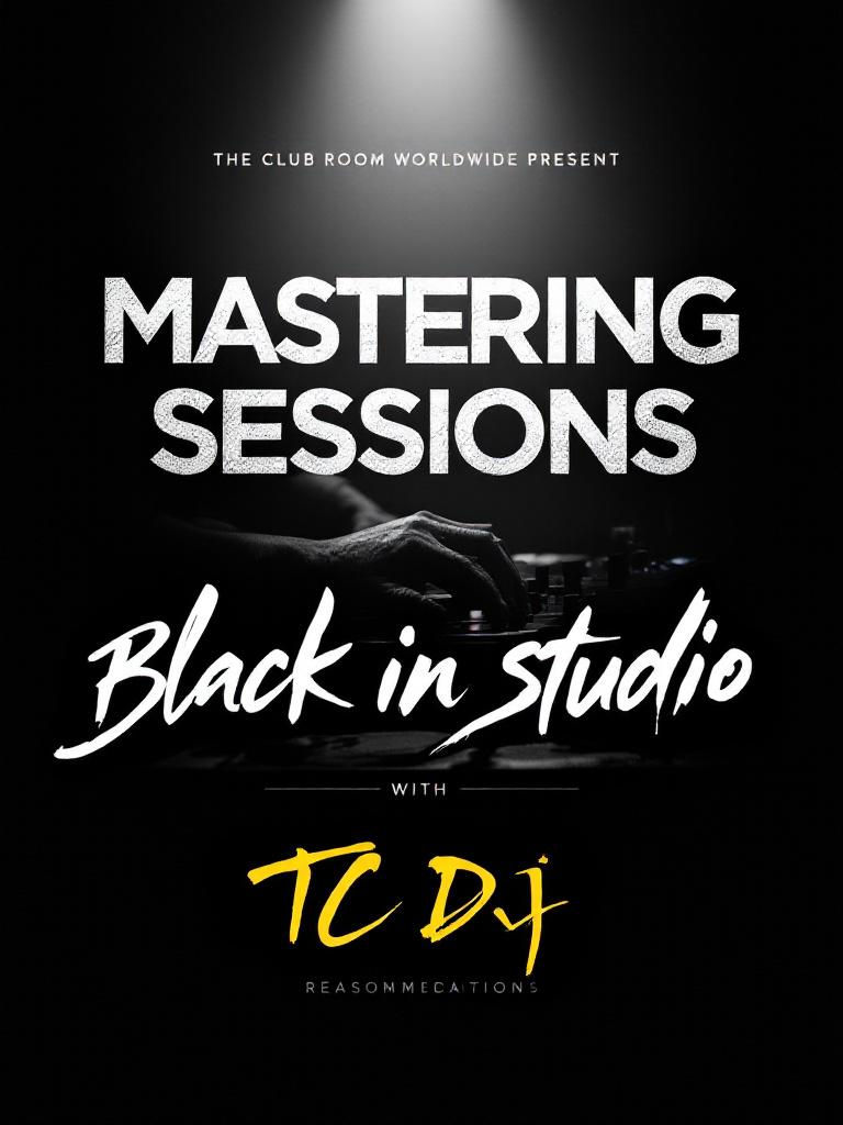 Mastering Sessions Black In Studio