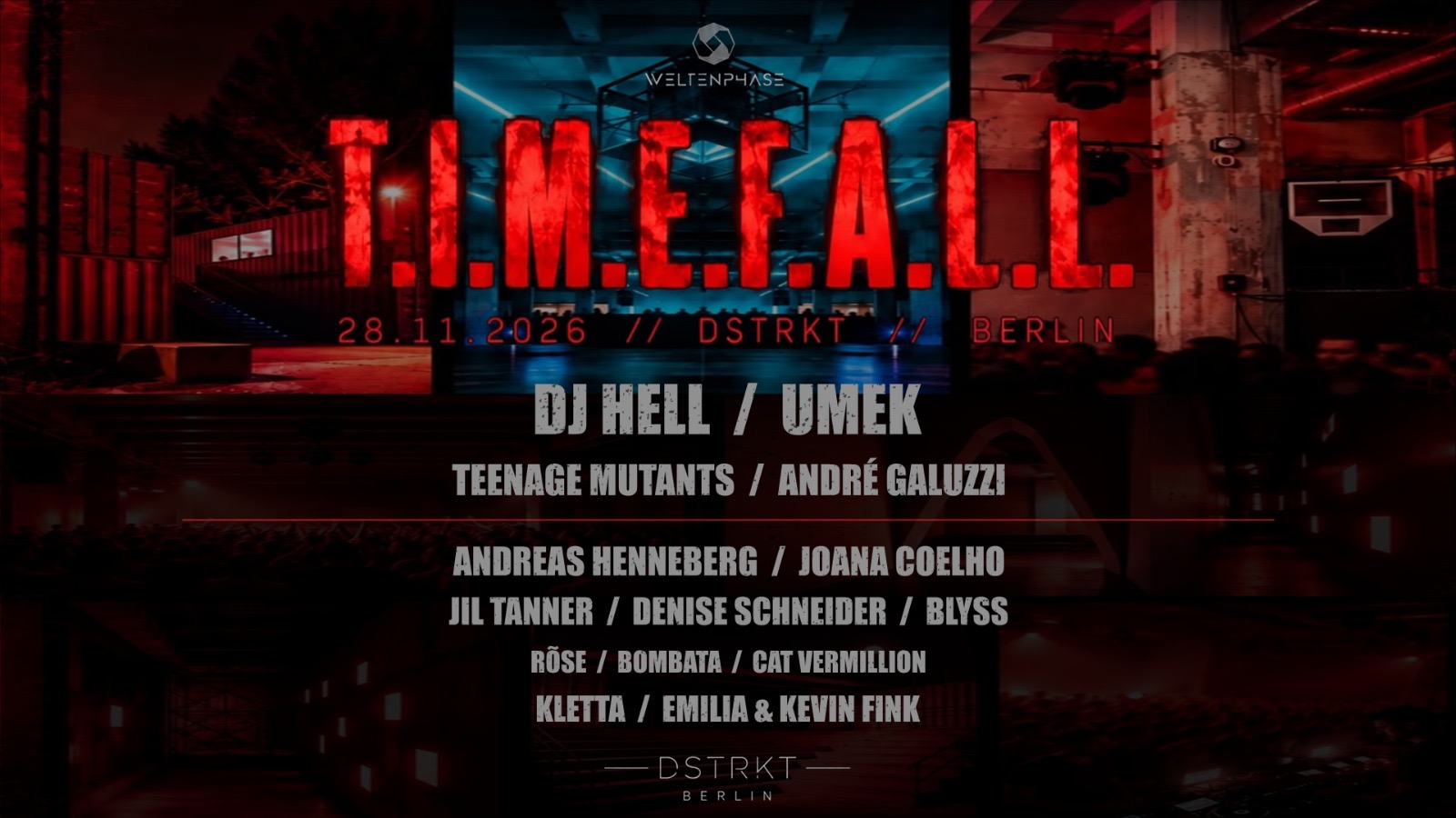T.I.M.E.F.A.L.L. - Umek - DjHell - A.Galuzzi - Teenage Mutants - A.Henneberg  uvm