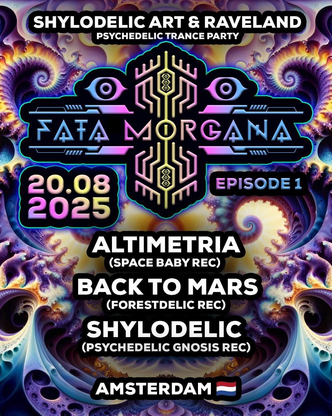 RAVELAND x Shylodelic ART: Psychedelic Trance Rave at John Doe