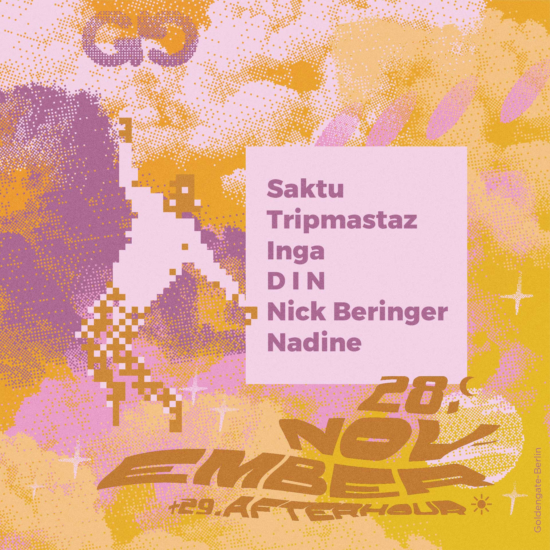 Nick Beringer flyer del evento