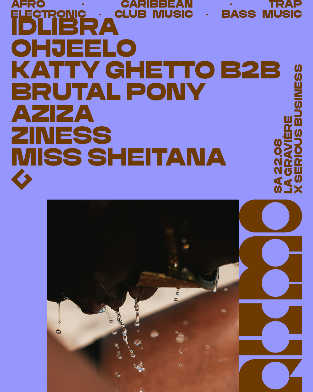 Ritmo x Serious Business: IDLIBRA + ohjeelo + Katty Ghetto b2b Brutal Pony + Aziza