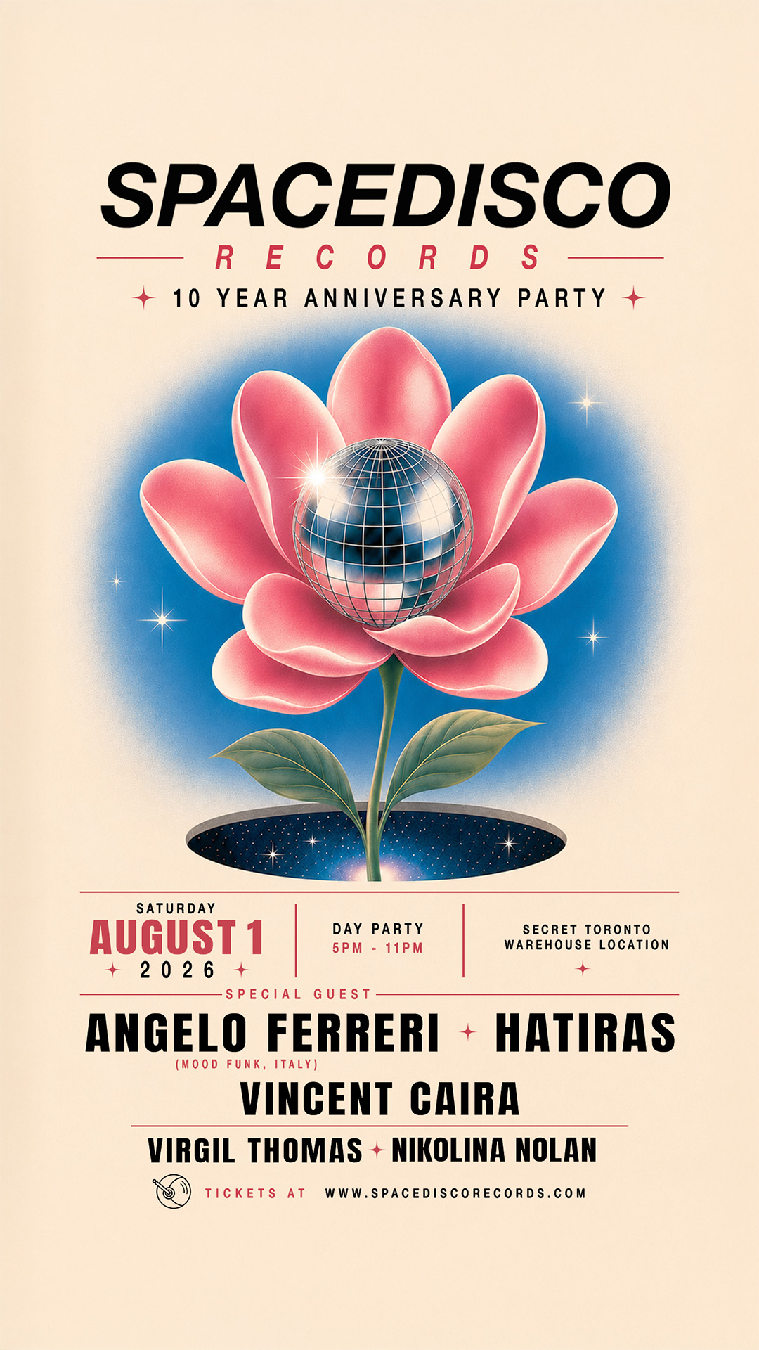 Spacedisco Records 10 Year Anniversary Day Party