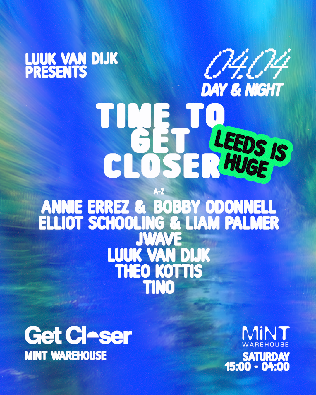 Luuk Van Dijk pres Get Closer Terrace Party