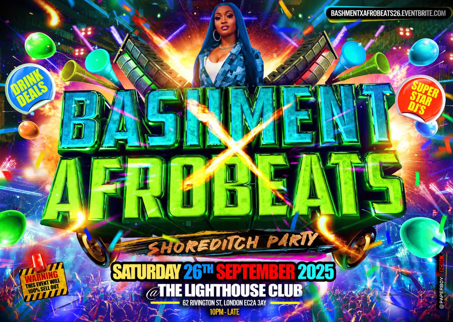 Bashment X Afrobeats - Shoreditch Party at The Lighthouse Club, 62 Rivington Street