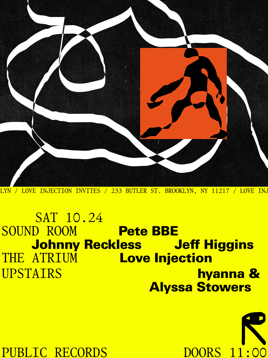 Love Injection Invites: Pete BBE, Johnny Reckless, Jeff Higgins, hyanna & Alyssa Stowers