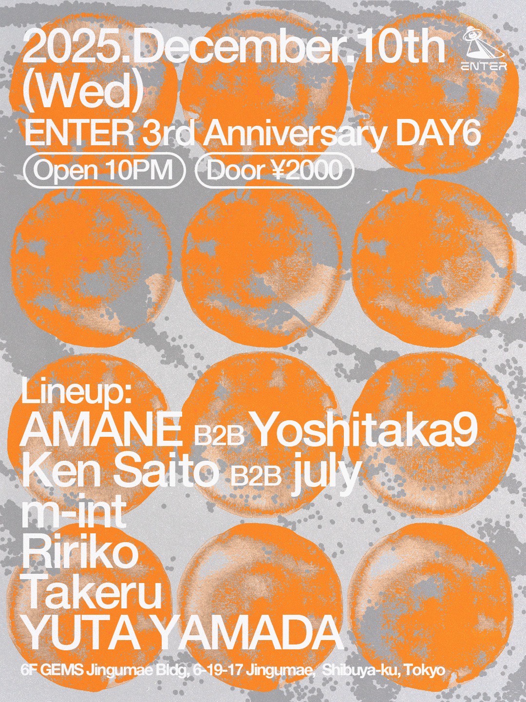 ENTER 3rd Anniversary - DAY6 - at Enter Shibuya, Tokyo