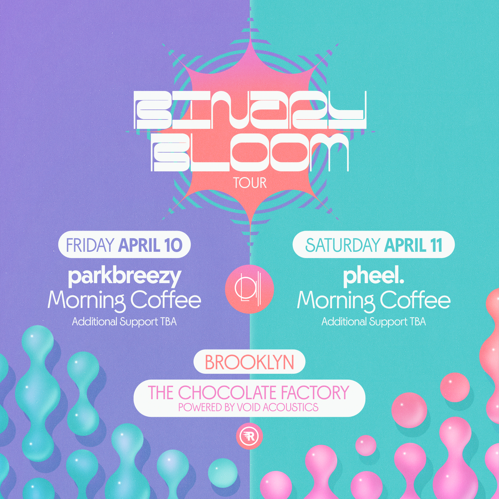 The Rust Music presents: a weekend with parkbreezy & pheel. – Binary Bloom Tour [Night 2]