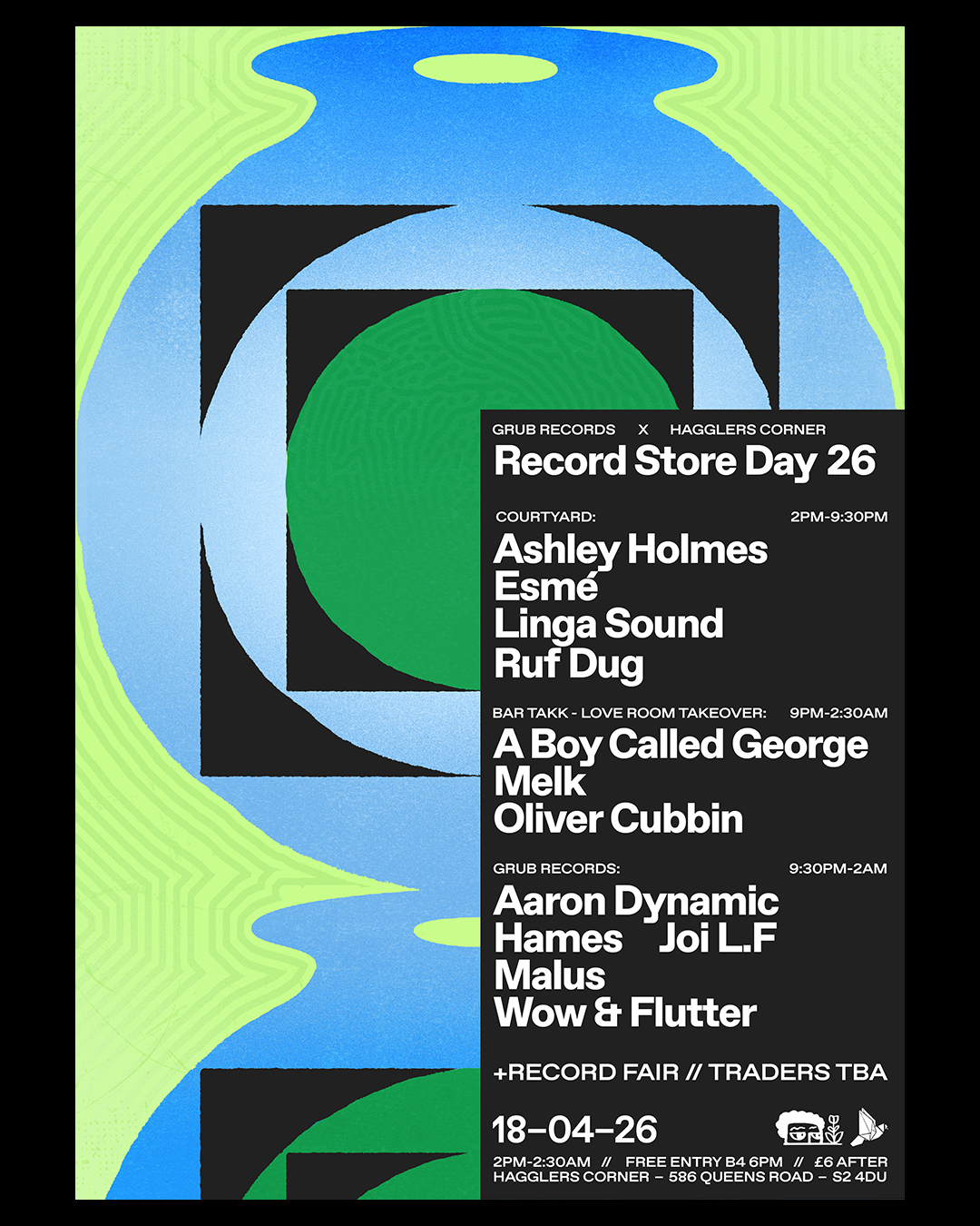 Grub Records x Hagglers Corner Record Store Day 26