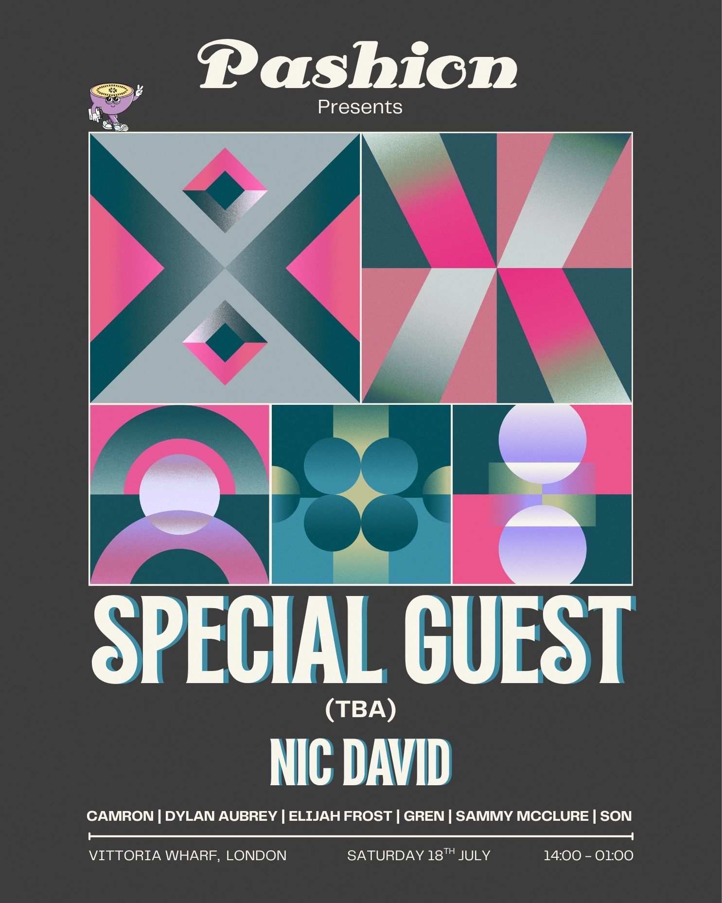 Pashion presents: Special Guest (TBA) & Nic David