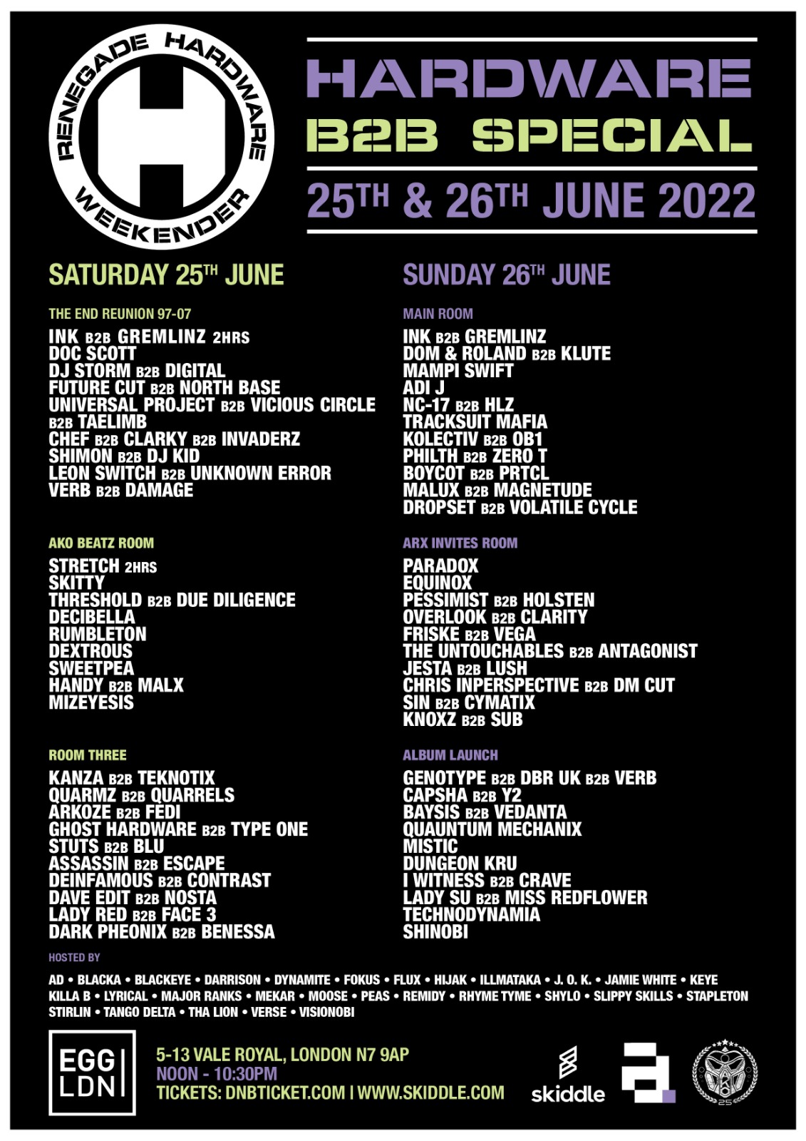 Renegade Hardware B2b Special At Egg London London Renegade Hardware B2b Special At Egg London London
