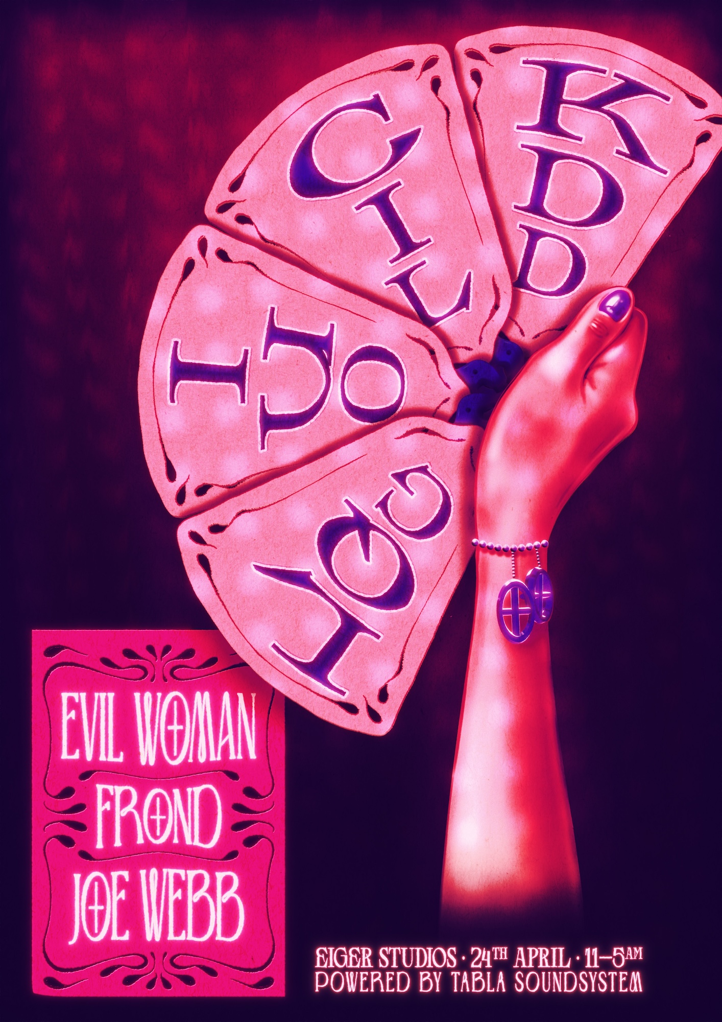 Lick Quid Gold w. FROND, Evil Woman & Joe Webb