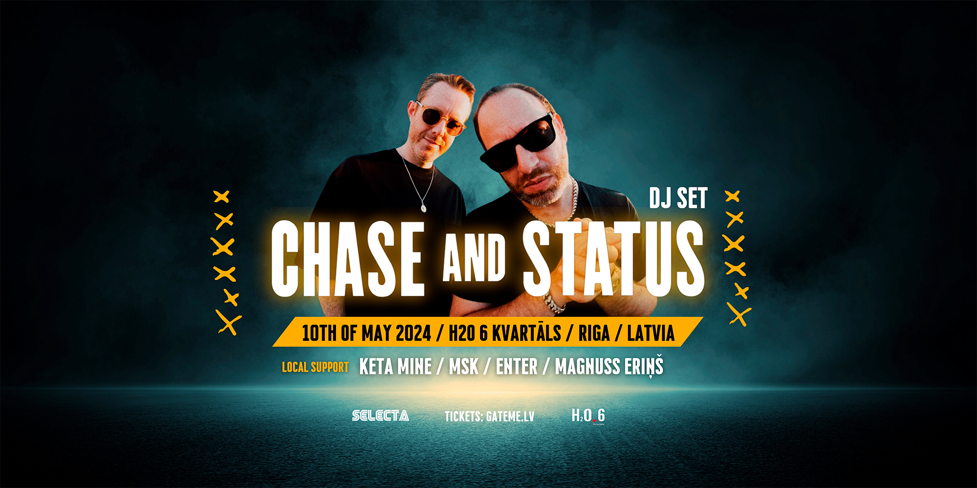 Selecta: Chase & Status (Dj Set) at H2O 6 kvartāls Riga