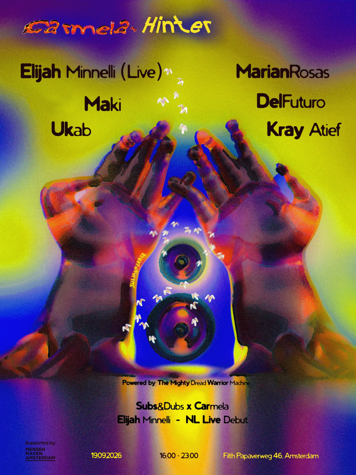 Subs&Dubs X Carmela Collective presents Elijah Minnelli live