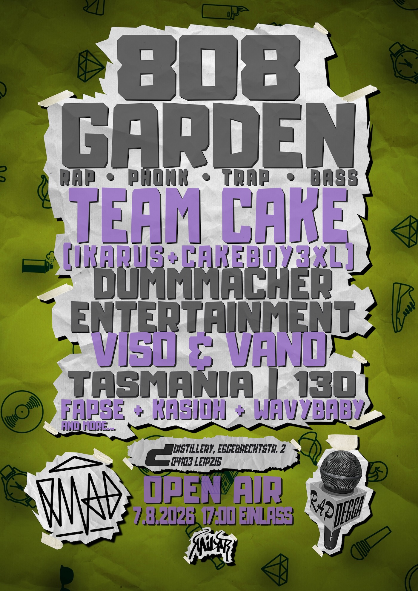 OMAD x RAP DEGGA presents: 808 GARDEN
