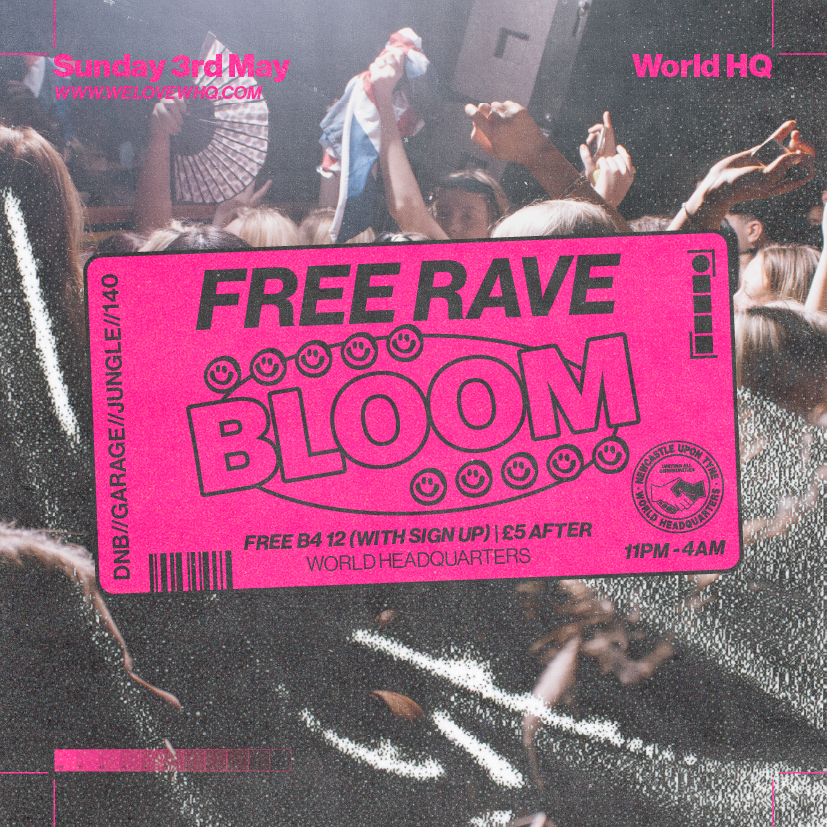 BLOOM - FREE RAVE - D'n'B, Jungle, UK Garage, 140