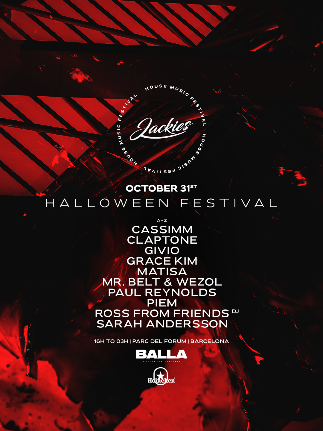 Jackies Open Air Halloween [Balla Barcelona Festival]