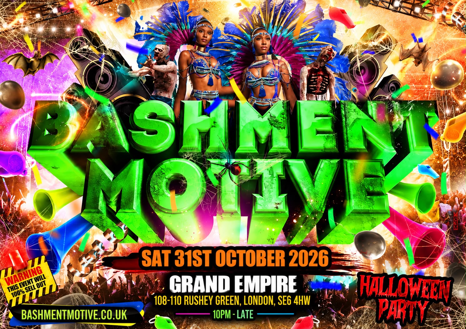 Trick or Treat - London's Biggest Halloween Party - Everyone Free Before 12AM