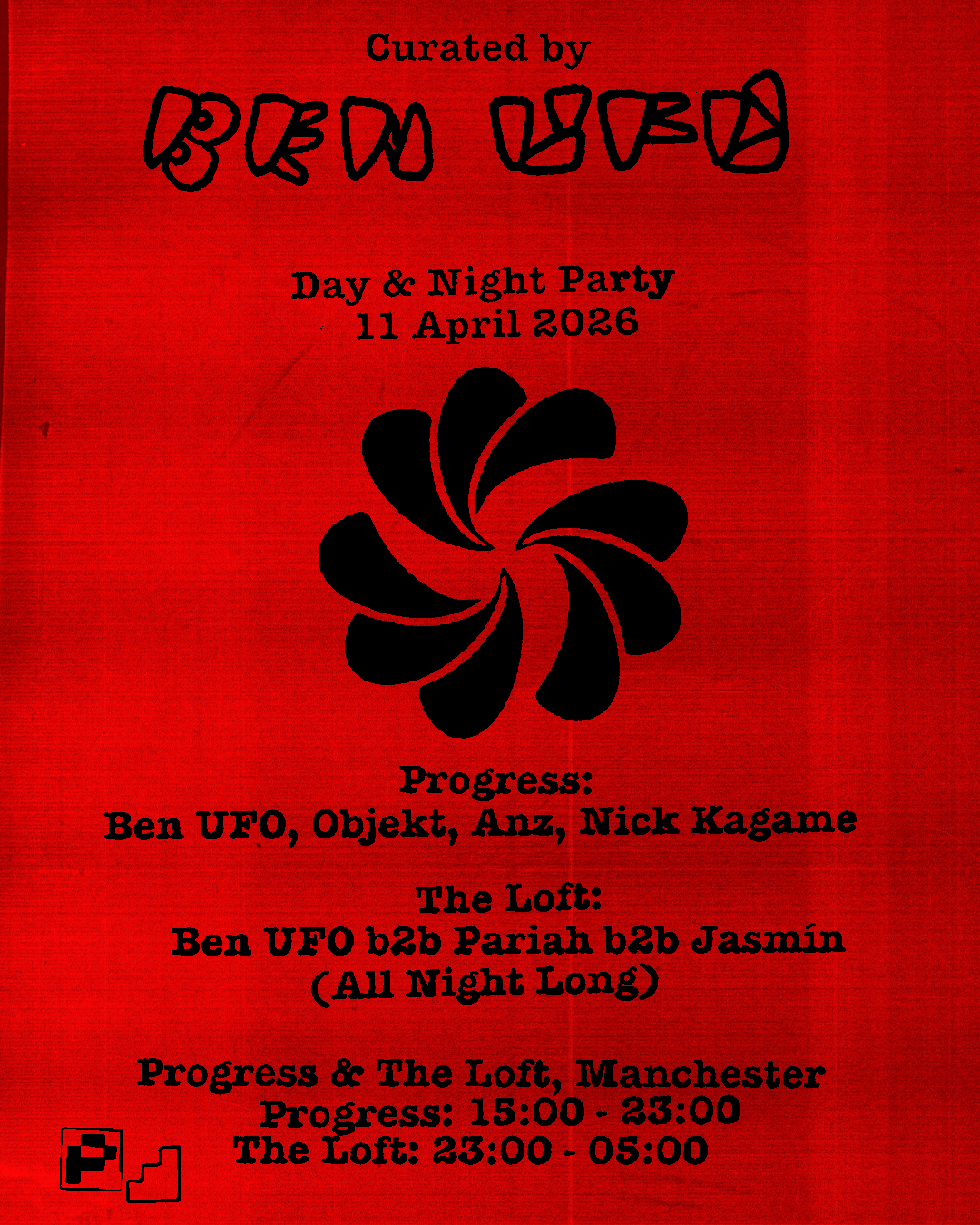 Curated by Ben UFO @ PROGRESS