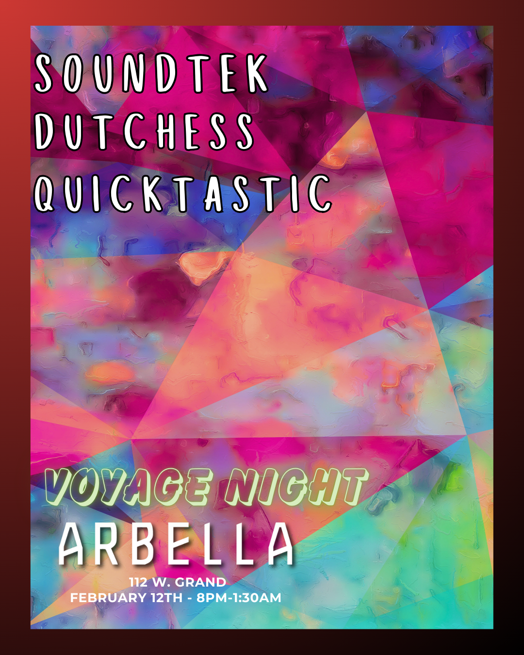 Voyage Night w Soundtek & Dutchess