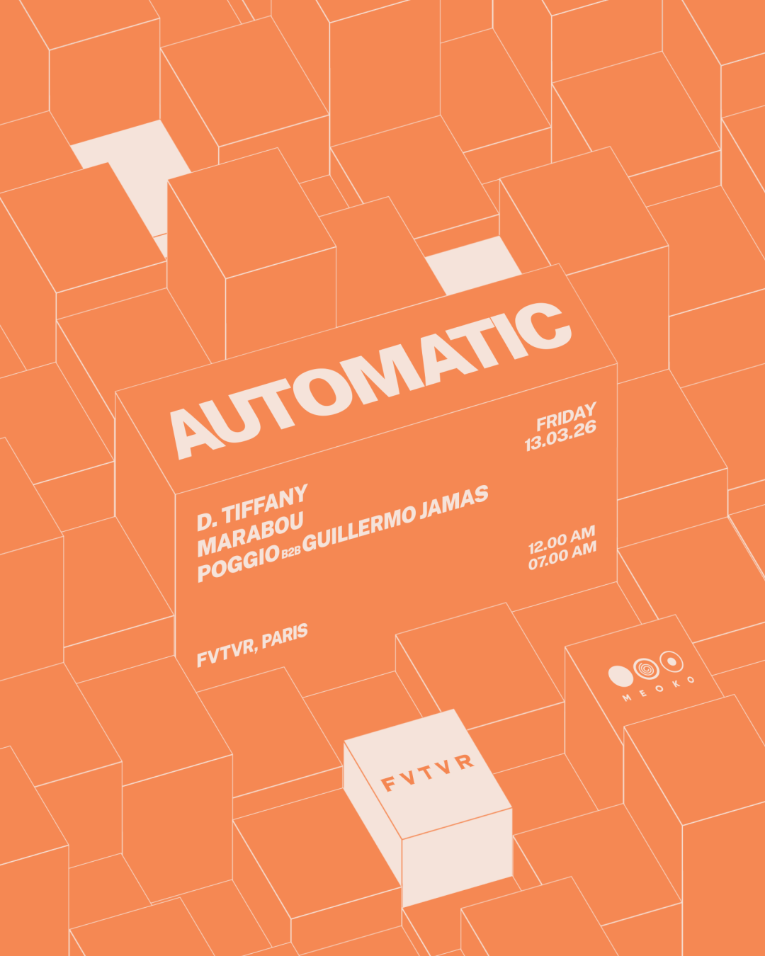 Automatic: D.TIFFANY, MARABOU, Poggio B2B Guillermo Jamas