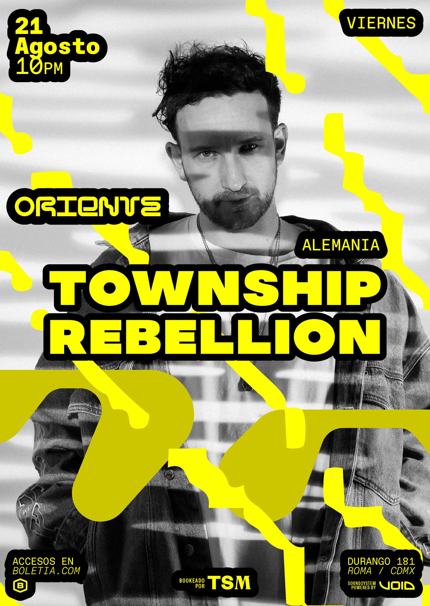 Flyer de Township Rebellion (Alemania)